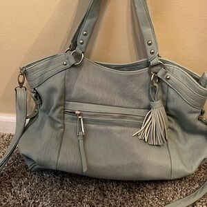 Jessica Simpson light blue/sea foam purse